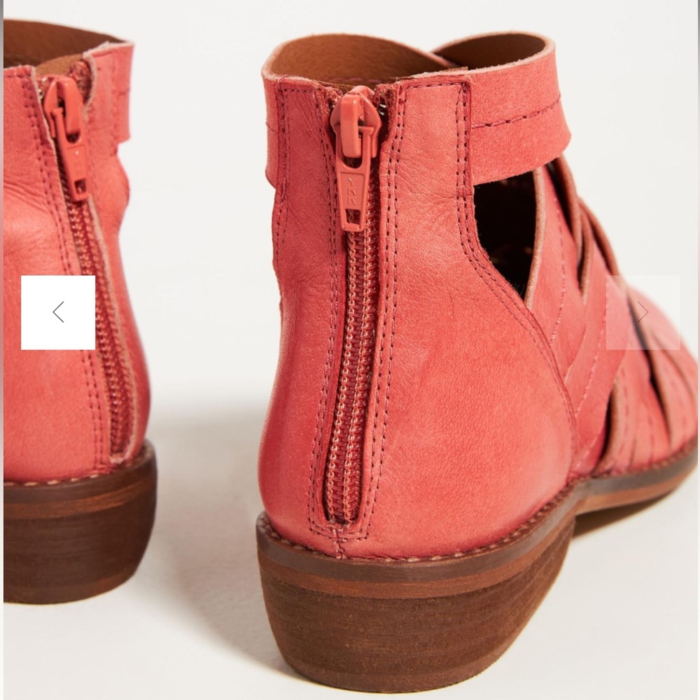 Anthropologie Woven Leather Booties size 10.5 - Picture 4 of 11
